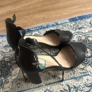 Black Open Toed Kate Spade Heels